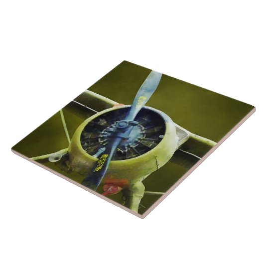 Plane - DeHavilland U-6A Beaver Tegeltje (Zijkant)