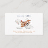 Plane Diaper Raffle Kaarten (Voorkant)
