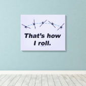 Plane hoe ik kan rollen canvas afdruk (Insitu (Houten vloer))