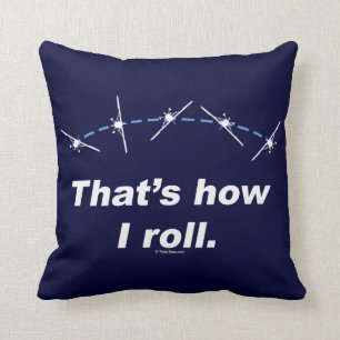 Plane hoe ik kan rollen kussen