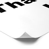 Plane hoe ik kan rollen poster (Hoek)