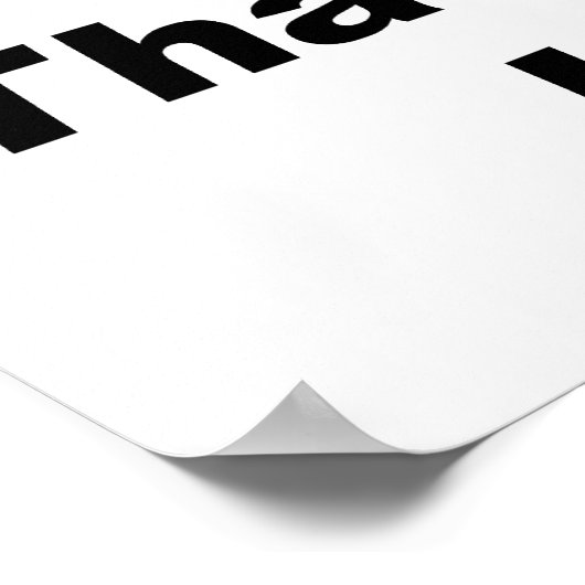 Plane hoe ik kan rollen poster (Hoek)