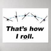 Plane hoe ik kan rollen poster (Voorkant)