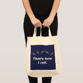Plane hoe ik kan rollen tote bag (Voorkant (product))