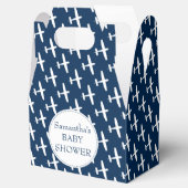 Plane ı Baby shower party box Bedankdoosjes (Geopend)