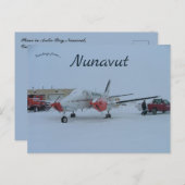 Plane in Arctic Bay Nunavut Canada Briefkaart (Voorkant / Achterkant)