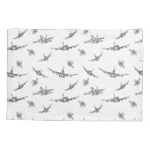 Plane ketches // kussensloop (Achterkant)