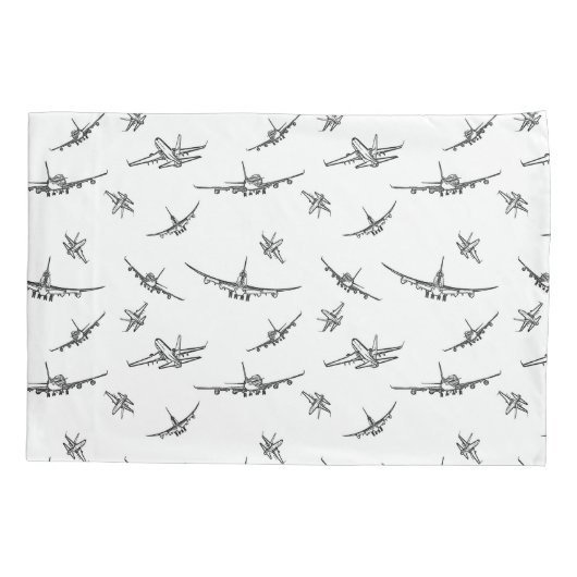 Plane ketches // kussensloop (Achterkant)