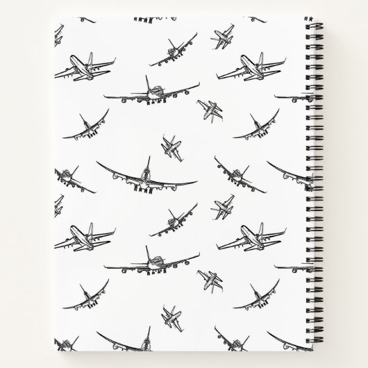 Plane ketches // notitieboek (Achterkant)