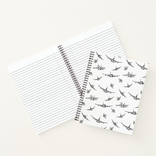 Plane ketches // notitieboek (Binnen)