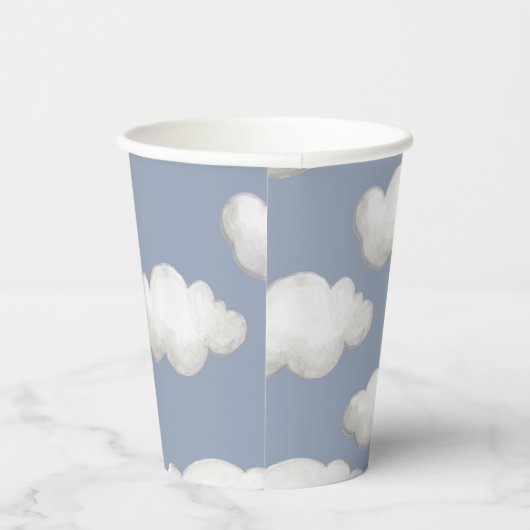 Plane Party Cups | Cloud Party Cups Papieren Bekers (Rechts)