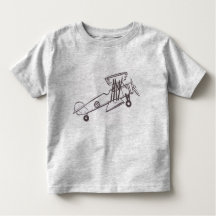 Plane Peuter T-shirt Boy Shirt