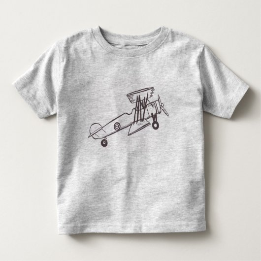 Plane Peuter T-shirt Boy Shirt (Voorkant)
