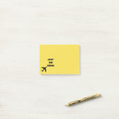 Plane Post Post-it® Notes (Op bureau)
