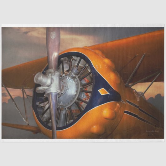 Plane - Prop - De Golfhawk Tissuepapier (Voorkant)