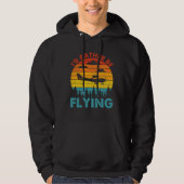 Plane Propeller Airplane Decorations Pilot Sunglas Hoodie (Voorkant)