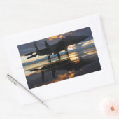 PLANE RECHTHOEKIGE STICKER (Envelop)