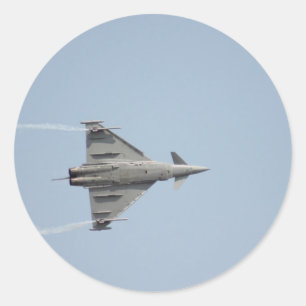 Plane Ronde Sticker