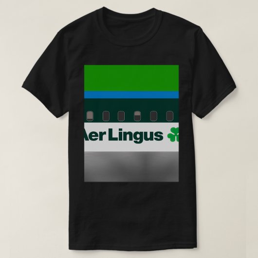Plane s Aer Lingus 1980 T-shirt (Design voorkant)