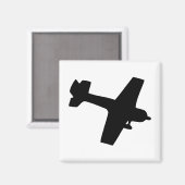 Plane Silhouette Magneet (Voorkant / Achterkant)
