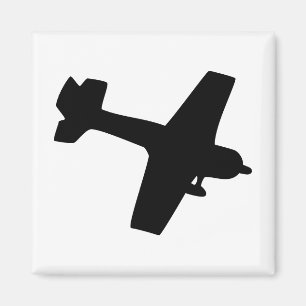 Plane Silhouette Magneet