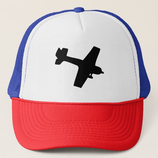 Plane Silhouette Trucker Pet (Voorkant)