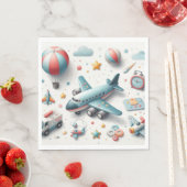 Plane speelgoed boy servet (Insitu)