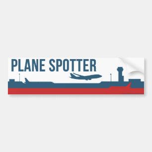 Plane Spotter Bumpersticker