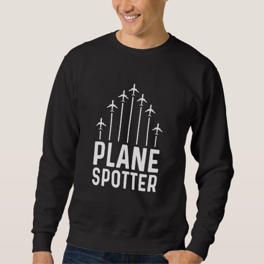 Plane Spotter Pilot Airplane Plane Aviation  13 Trui (Voorkant)