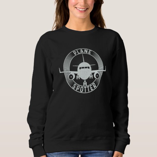 Plane Spotter Pilot Airplane Plane Aviation  1 Trui (Voorkant)