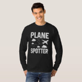Plane Spotter Pilot Airplane Plane Aviation  9 T-shirt (Voorkant volledig)