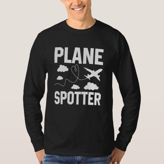 Plane Spotter Pilot Airplane Plane Aviation  9 T-shirt (Voorkant)