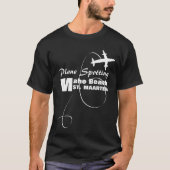 Plane Spotters Vliegtuig Spotting Maho Beach T-shirt (Voorkant)