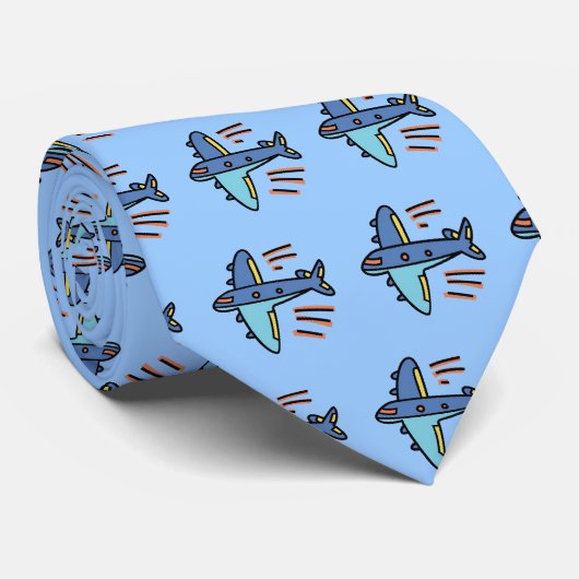 Plane Stropdas (Opgerold)