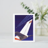 PLANE TAILS EN TRAILS PARTIJINVITATIE EZ2CUSTOMIZE KAART (Staand voorkant)