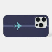 Plane themed  iPhone hoesje (Achterkant horizontaal)