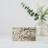 Plane tree camouflage looks bark pattern business visitekaartje (Staand voorkant)