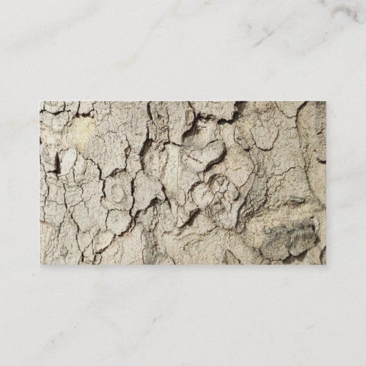 Plane tree camouflage looks bark pattern business visitekaartje (Achterkant)