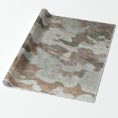 Plane tree camouflage looks bark pattern cadeaupapier (Uitgerold)