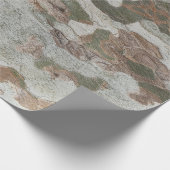 Plane tree camouflage looks bark pattern cadeaupapier (Hoek)