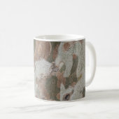 Plane tree camouflage looks bark pattern coffee mu koffiemok (Voorkant rechts)