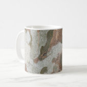 Plane tree camouflage looks bark pattern coffee mu koffiemok (Voorkant links)