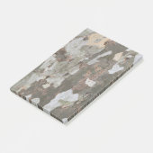 Plane tree camouflage looks bark pattern n post-it® notes (Schuin)