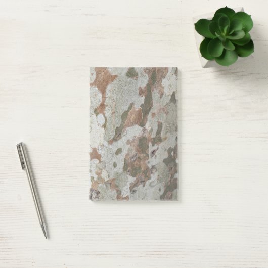 Plane tree camouflage looks bark pattern n post-it® notes (Kantoor)