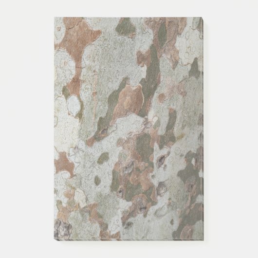 Plane tree camouflage looks bark pattern n post-it® notes (Voorkant)
