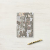 Plane tree camouflage looks bark pattern post-it n post-it® notes (Op bureau)