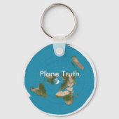 Plane Truth. Azimuthal Equidistant Sleutelhanger B (Voorkant)