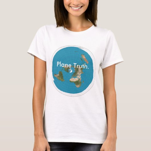 "Plane Truth" T-Shirt voor vrouwen (Voorkant)