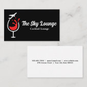 Plane Wine Logo Visitekaartje (Voorkant / Achterkant)