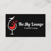 Plane Wine Logo Visitekaartje (Voorkant)